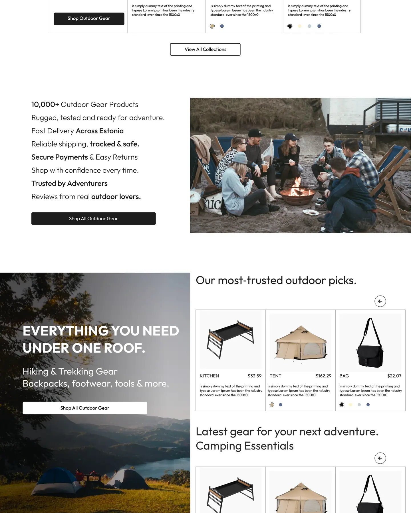 Fjara home page, part 2