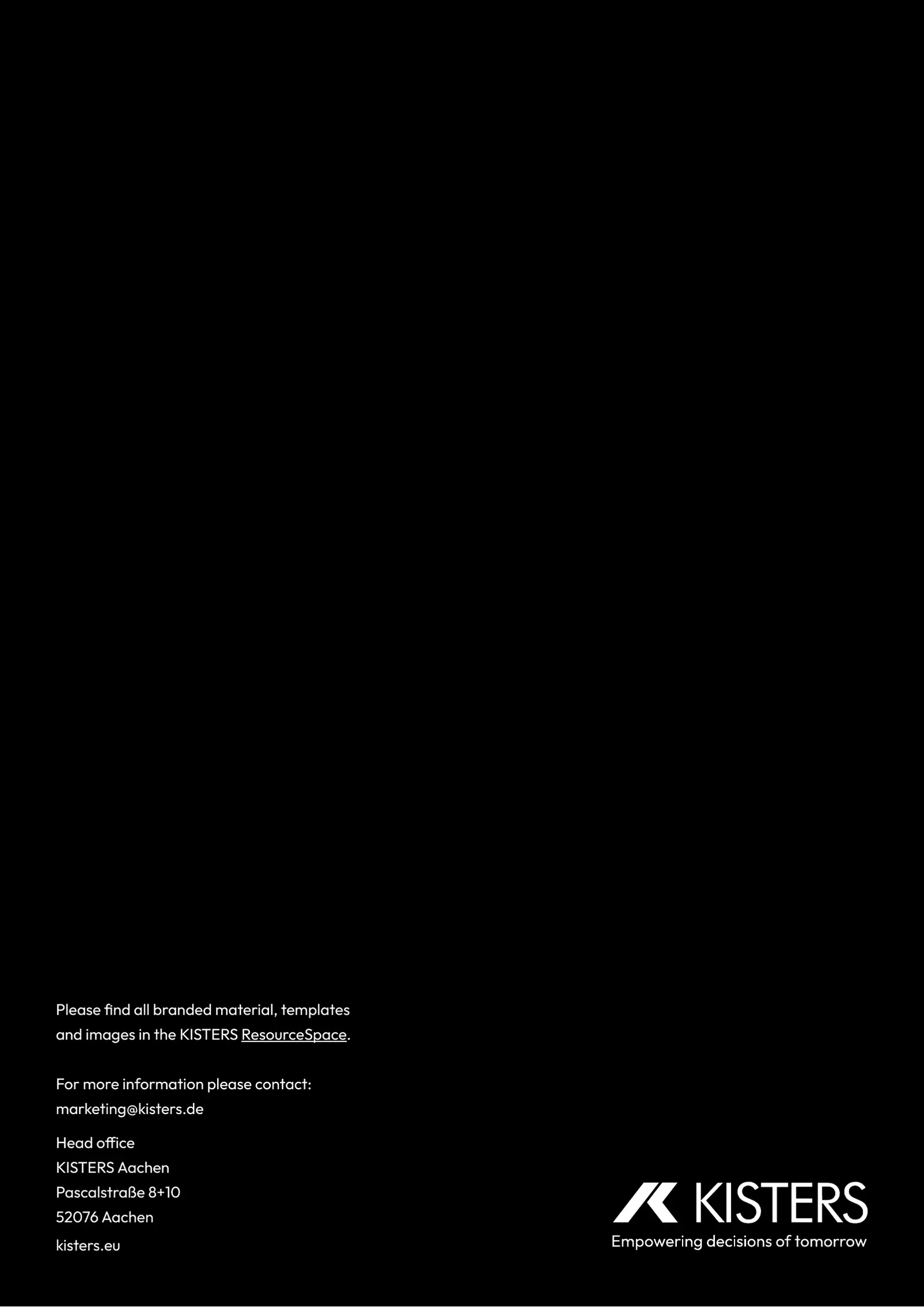KISTERS Brand Book, page 46