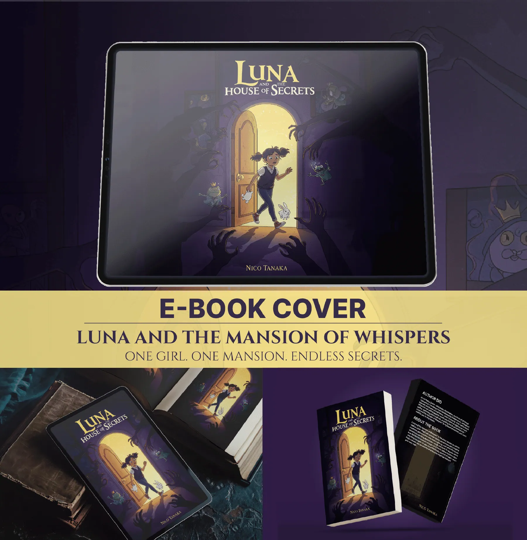 Luna and the Mansion of Whispers ebook cover