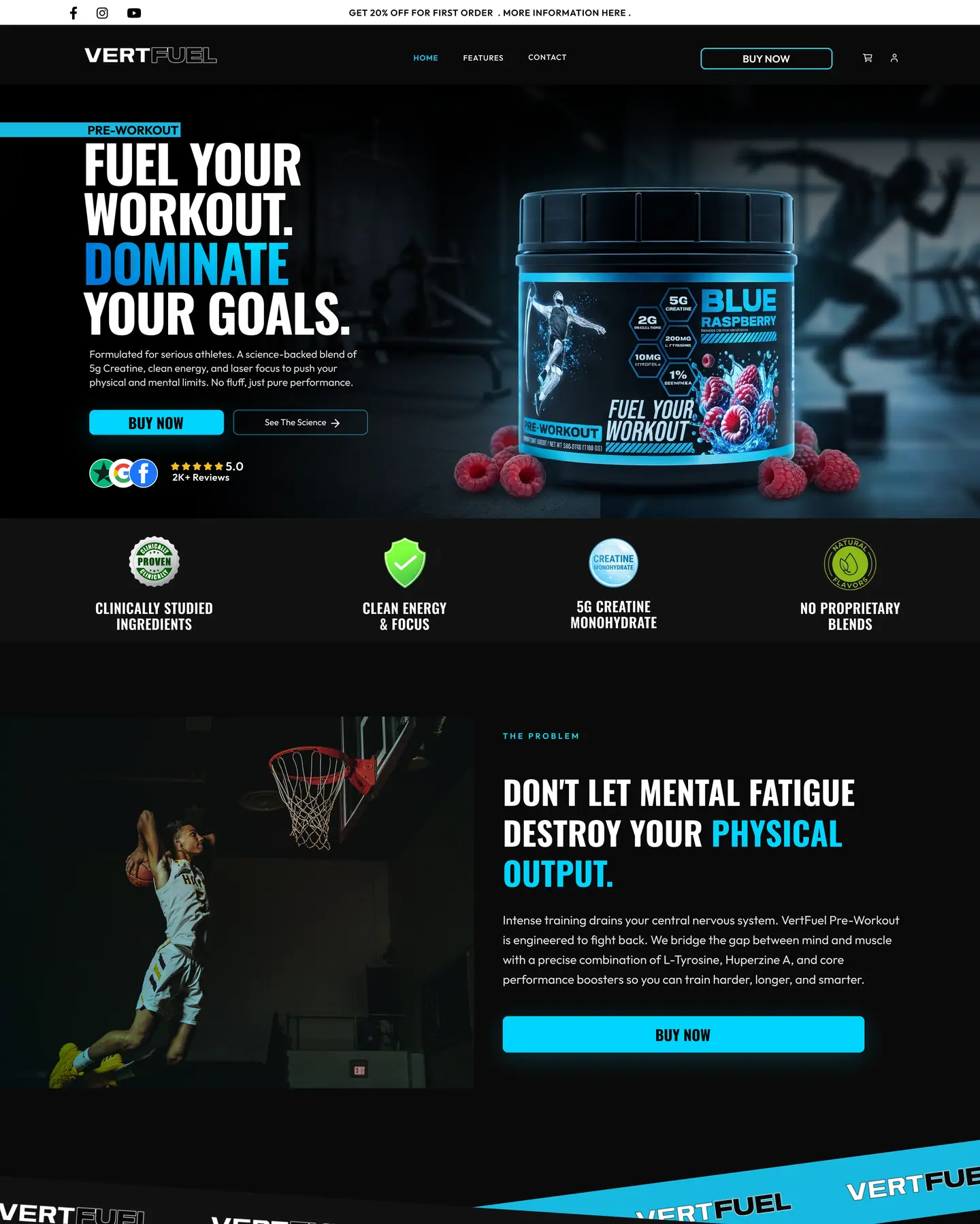 Vertfuel home page, part 1